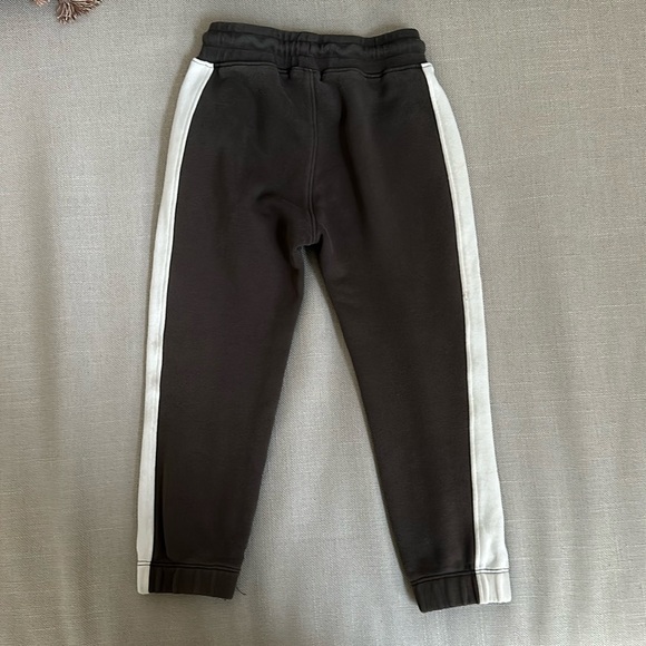 Rylee and Cru - Jogger pants in Charcoal with white stripe on sides - Picture 2 of 9